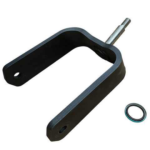 OEM Hustler Caster Fork Assembly 130055 | Front Wheel Fork for Hustler Zero-Turn