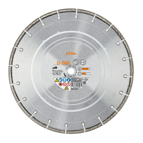 STIHL 0835 070 8002 D-G80 12" Diamond Cutting Wheel | 300mm