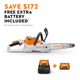 STIHL MSA 70.0 C-B KIT CORDLES CHAIN SAW 1/4" P W/ BATT