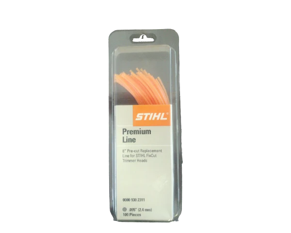 STIHL 0000 930 2311 - PRE-CUT TRIMMER LINE .095" ROUND-100 PCS