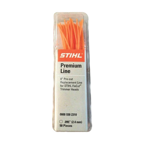 STIHL 0000 930 2310 - PRE-CUT TRIMMER LINE .095" ROUND-50 PCS