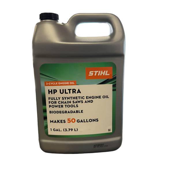 STIHL 50 Gallon Mix HP Ultra Fully Synthetic 2-Cycle Engine Oil - 1 Gallon Jug