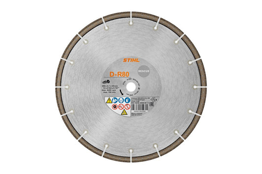 STIHL 0835 095 8001 D-R80 12" Diamond Cutting Wheel | Rescue