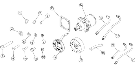 Hustler - 118399 - WHEEL MOTOR RETRO-