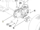 Toro 119-3350 LH HYDRO TRANSAXLE ASM
