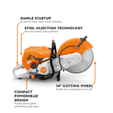 STIHL TS 710i Cutquik Gas Cut-Off Saw