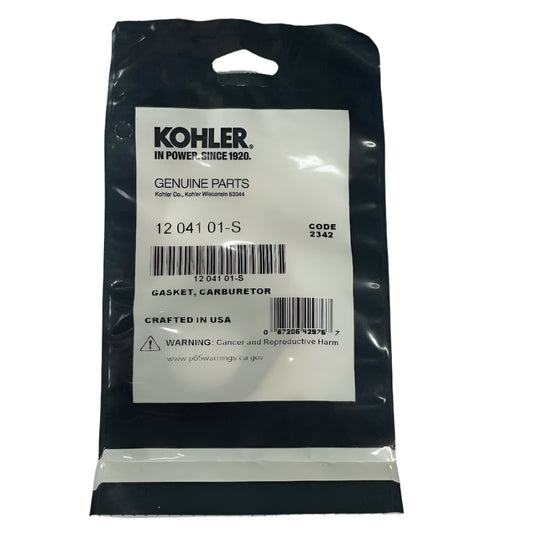 Kohler Engine 12 041 01-S - GASKET, CARBURETOR