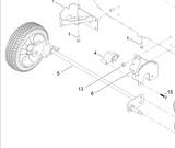 Toro 139-1753 Front Axle Assembly | TimeMaster 30" & eTimeMaster