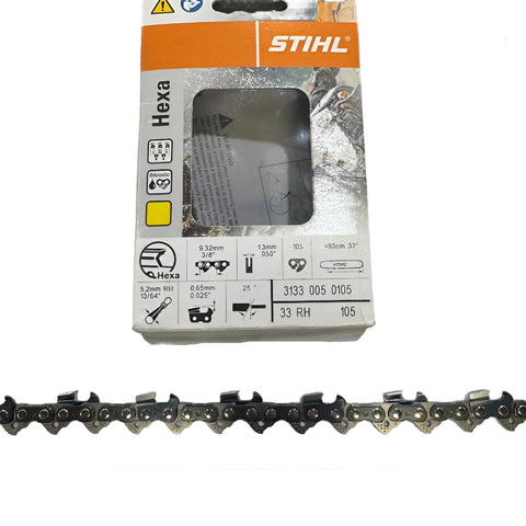 STIHL 3133 005 0105 33RH-105 32" Rapid Hexa Chainsaw Chain