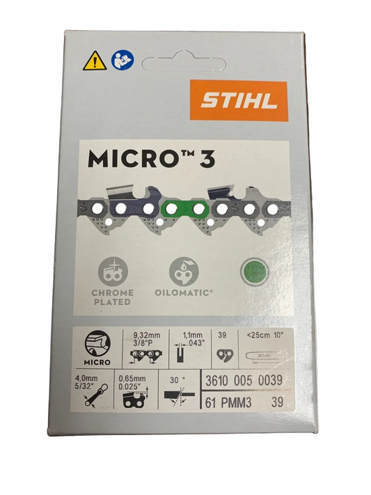 STIHL 3610 005 0039 - 61 PMM3 Picco Micro Mini Chain 10"