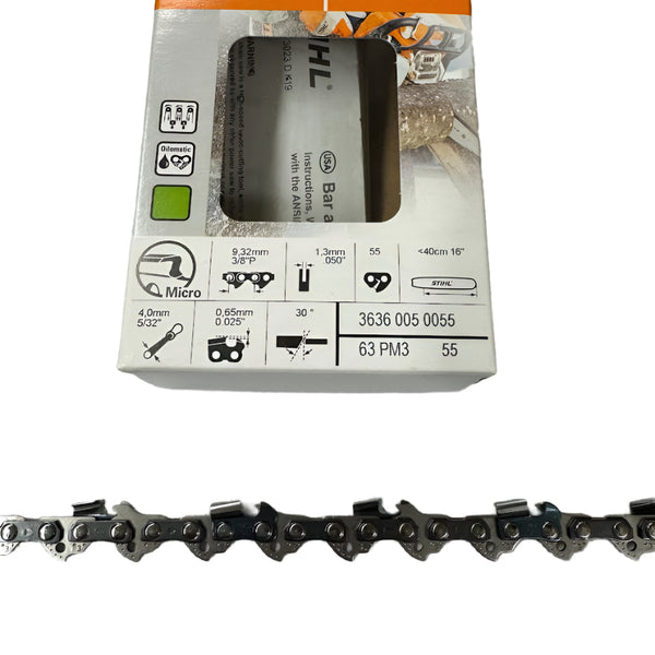 STIHL 3636 005 0055 CHAIN 63PM3 55DL