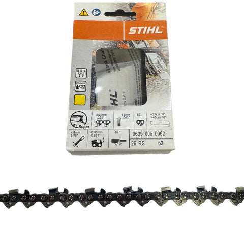 STIHL 3639 005 0062 26RSC 62 16" Chain Loop