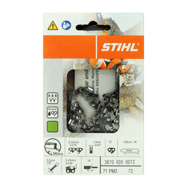 STIHL 3670 005 0072 14" Micro 3 71PM3 72E