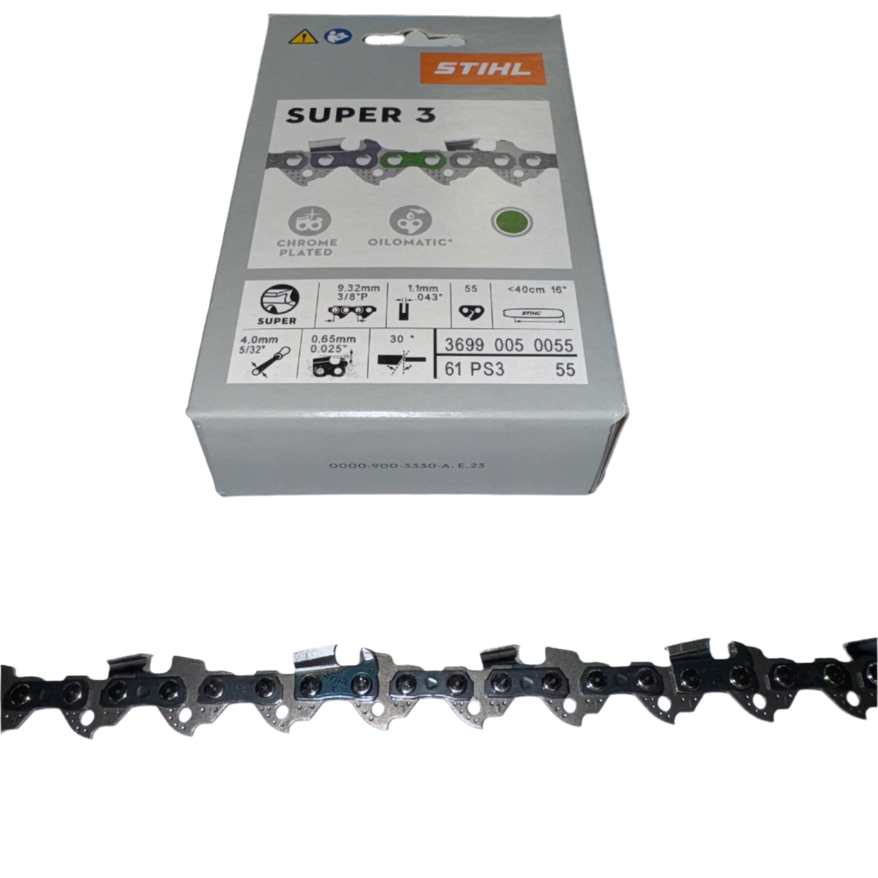 STIHL 3699 005 0055 - 61 PS3 PICCO SUPER CHAIN, 3.355 FT. | P & P