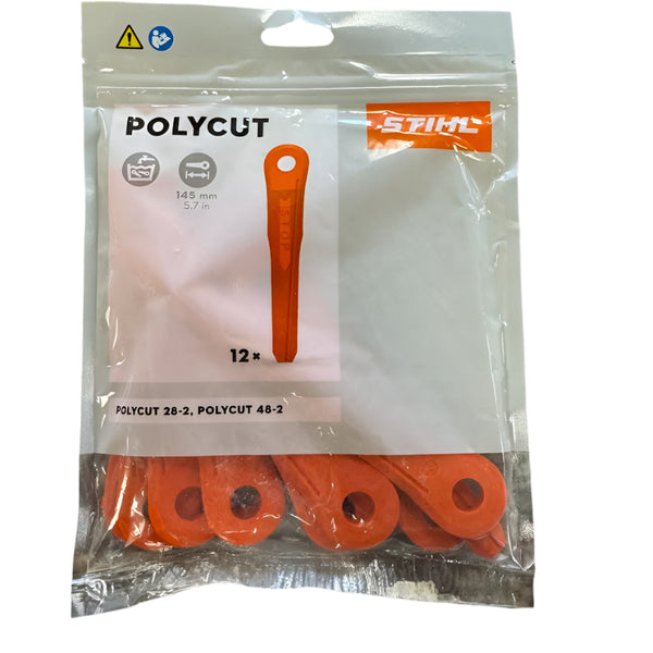 STIHL 4002 007 1000 - POLYCUT BLADES 6-2, 28-2, 48-2 (12 PER PACKAGE)