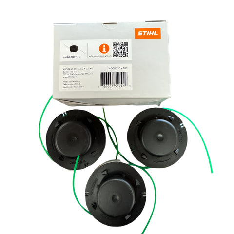 Stihl 4008 710 4302 3-Pack .080 Spool for AutoCut 2-2