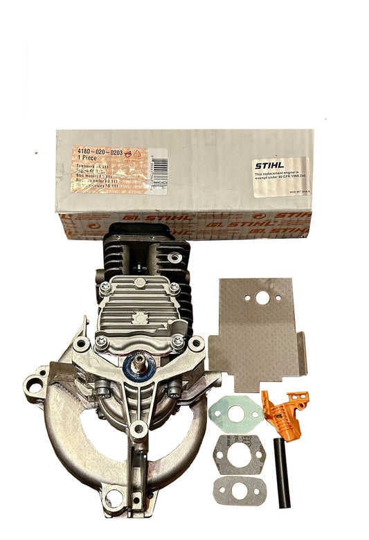 OEM STIHL Engine Short Block Ø 43mm – 4180 020 0201 (FS130 / KM130 / HT131)