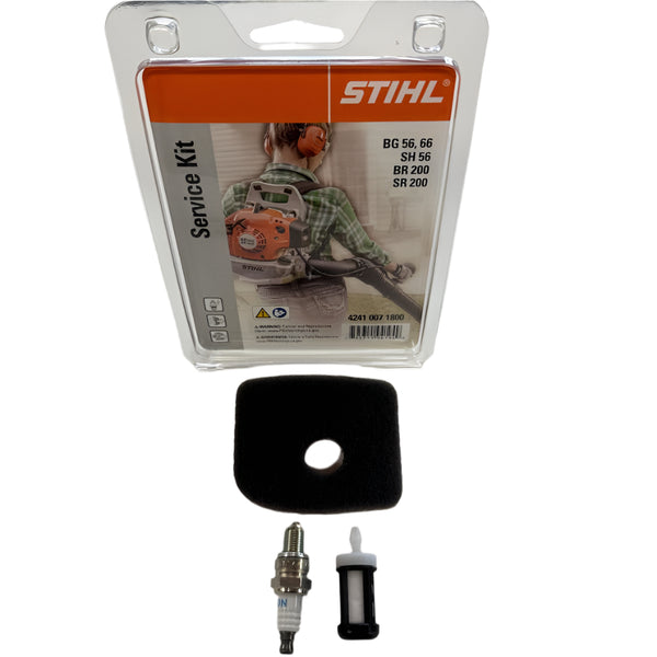 STIHL 4241 007 1800 Blower Service Kit for BG 56, 66,  SH 56, BR 200, SR200