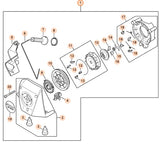 OEM STIHL 4283 190 4023 Side Recoil Starter Assembly – BR 800 C Backpack Blower Rewind Starter