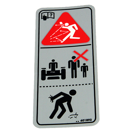 Hustler - 601892 - DECAL THROWN OBJE