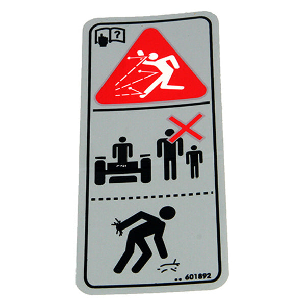 Hustler - 601892 - DECAL THROWN OBJE