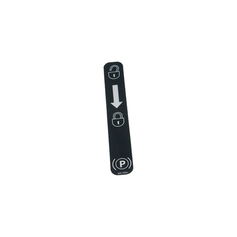 Hustler - 601906 - DECAL PARK BRAKE