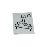 Hustler - 602243 - DECAL BELT ROUTING