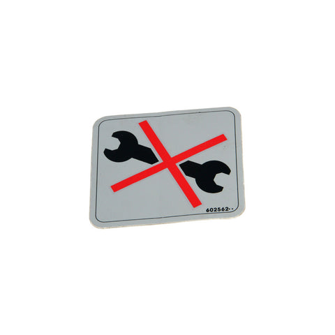 Hustler - 602562 - DECAL NO SERVICE