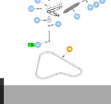 Hustler 604208 Drive Belt | OEM Smooth V-Belt Replacement