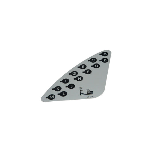 Hustler - 604819 - DECAL DECK HEIGHT