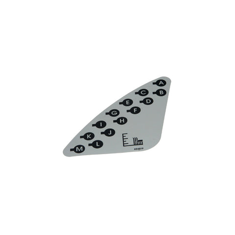 Hustler - 604819 - DECAL DECK HEIGHT