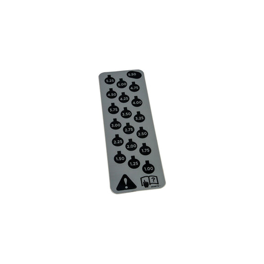 Hustler - 604878 - DECAL CUT HEIGHT