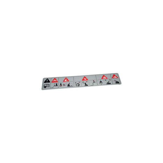Hustler - 606215 - DECAL SAFE OPERAT