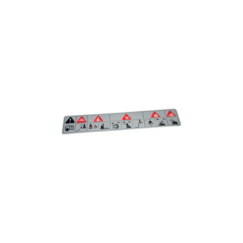 Hustler - 606215 - DECAL SAFE OPERAT