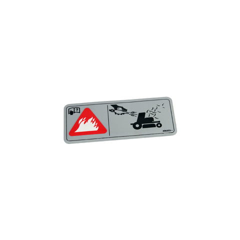 Hustler - 606323 - DECAL ENGINE PLAT