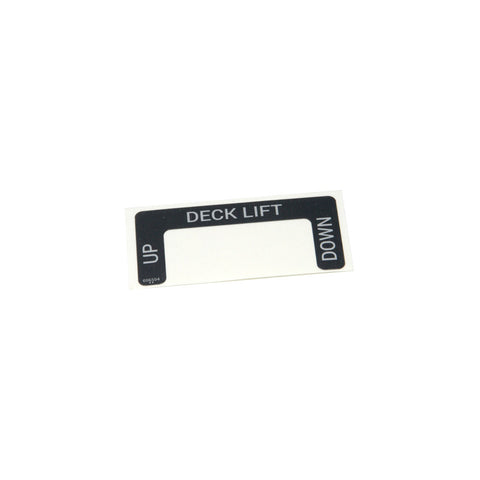 Hustler - 606594 - DECAL DECK LIFT S