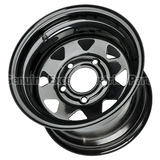 Hustler 606822 Rear Drive Wheel 12x8.50 5x4.5 Black | OEM