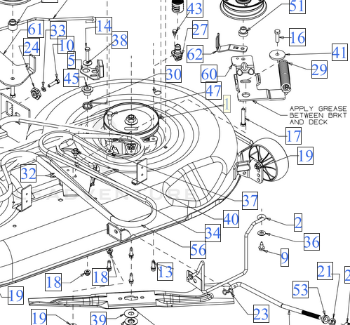 Cub Cadet 618P09261 SPINDLE ASM-BLADE