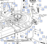 Cub Cadet 618P09261 SPINDLE ASM-BLADE