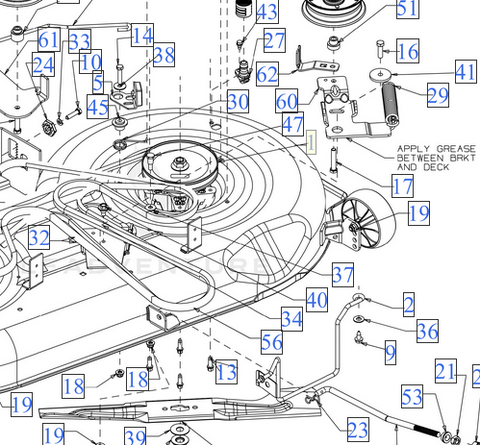 Cub Cadet 618P09261 SPINDLE ASM-BLADE