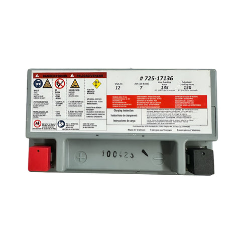 Cub Cadet Battery-Agm 7Ahr - 725P17136