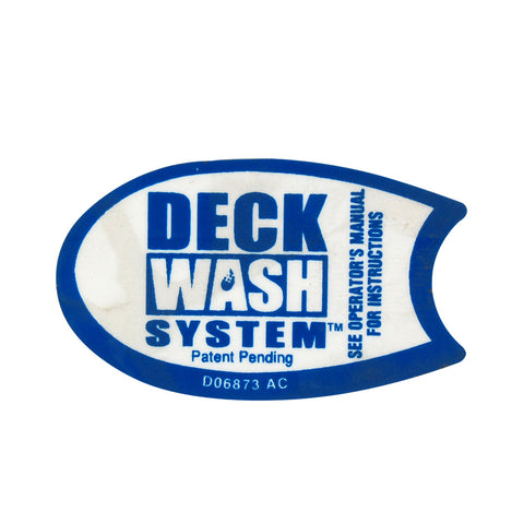 Cub Cadet Label-Deck - 777D06873