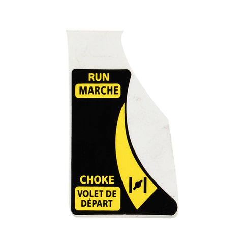 Cub Cadet Label-Choke - 777I23017