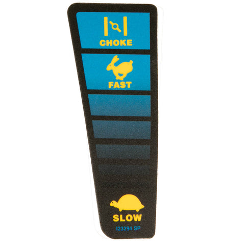 Cub Cadet Label-Throttle/Choke - 777I23294