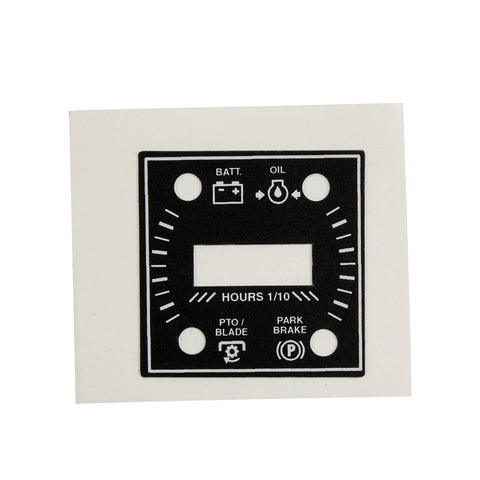 Cub Cadet Label-Hour Meter - 777I25144