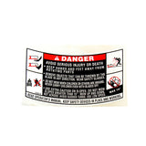 Cub Cadet Label-Deck Safety - 777S30018