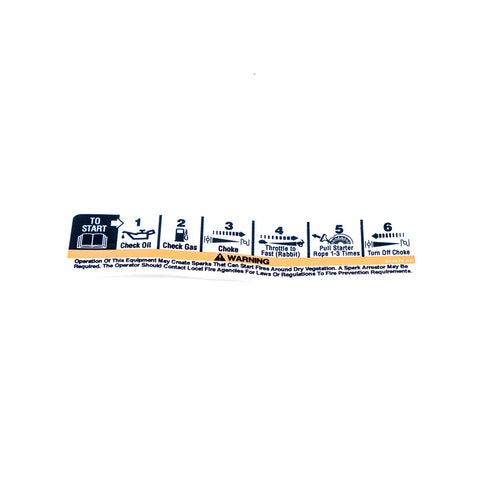 Cub Cadet Label-Hopper Inst/Wr - 777S33676