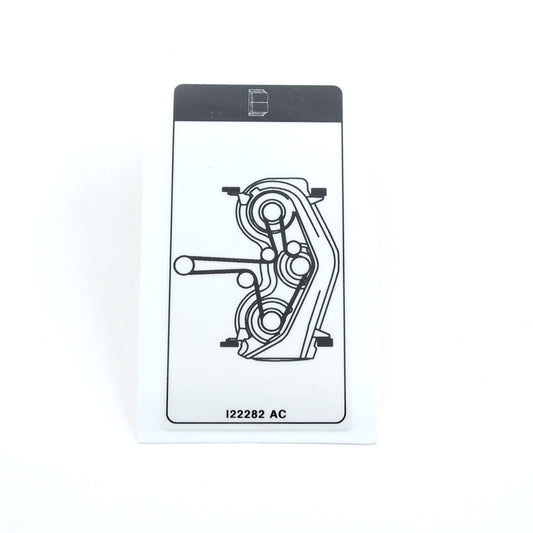 Cub Cadet Label-Belt Route - 977I22282