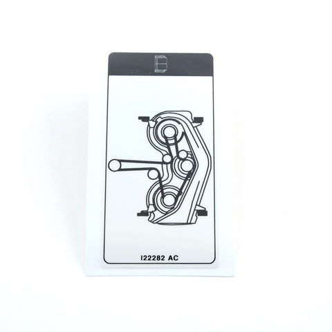 Cub Cadet Label-Belt Route - 977I22282