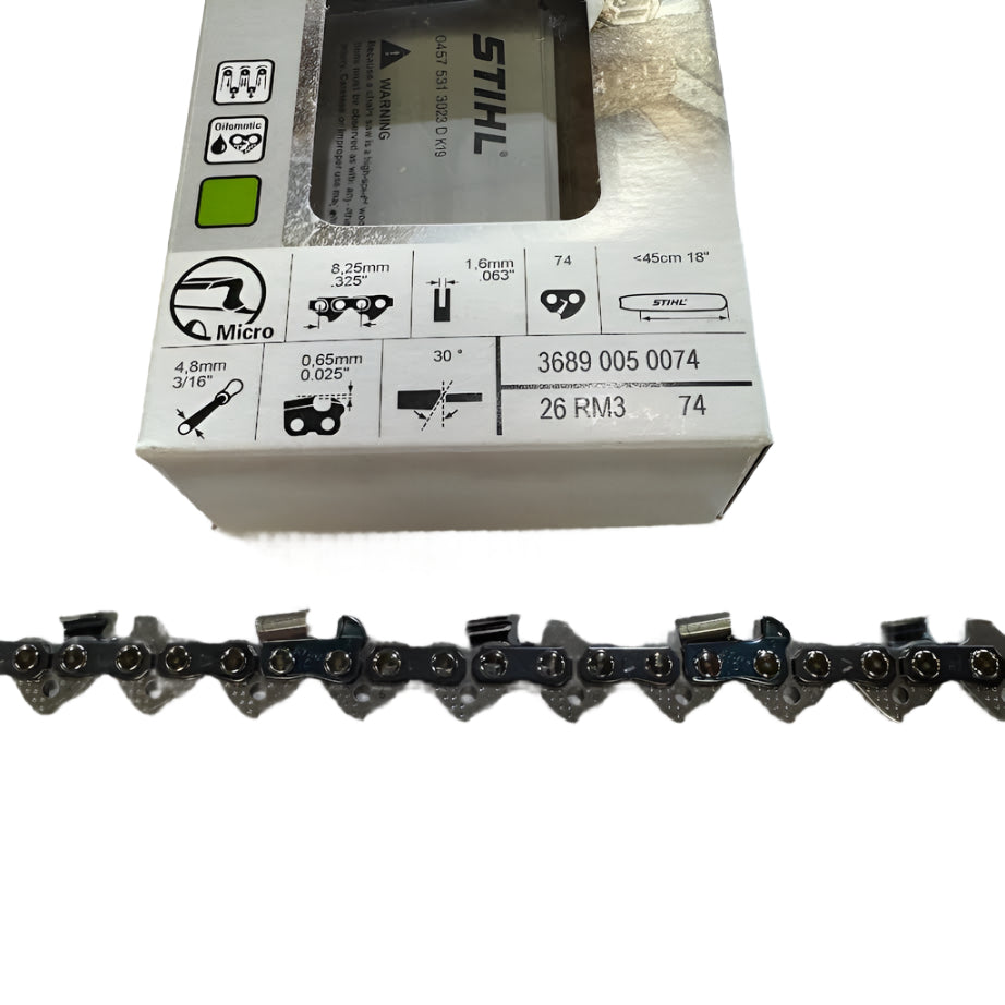 STIHL 3689 005 0074 26RM3 74E CHAIN LOOP | P & P Small Engines